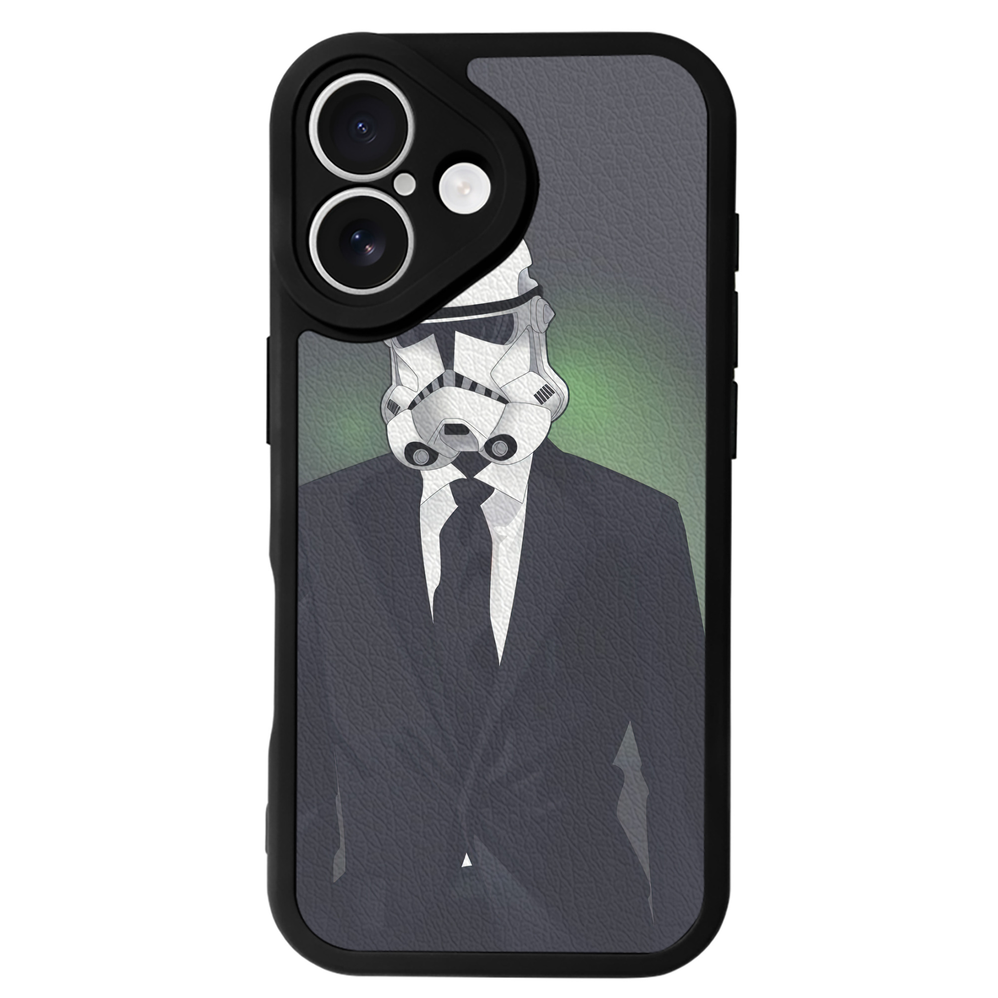 （画像用） スター・ウォーズ Star Wars 【iPhone 16シリーズ対応】シリコンスマホケース（レザー調） 材質：シリコン